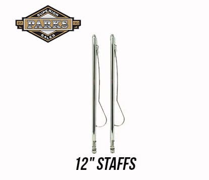 Flag Staffs - 12" Set