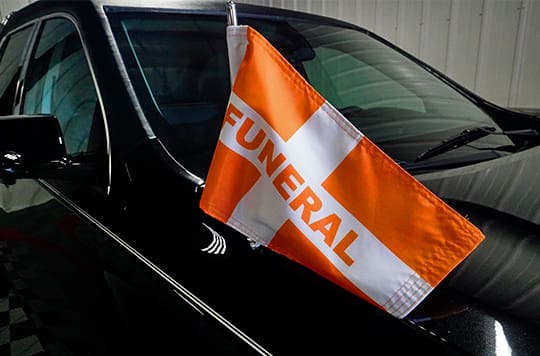 Flag - Funeral Orange