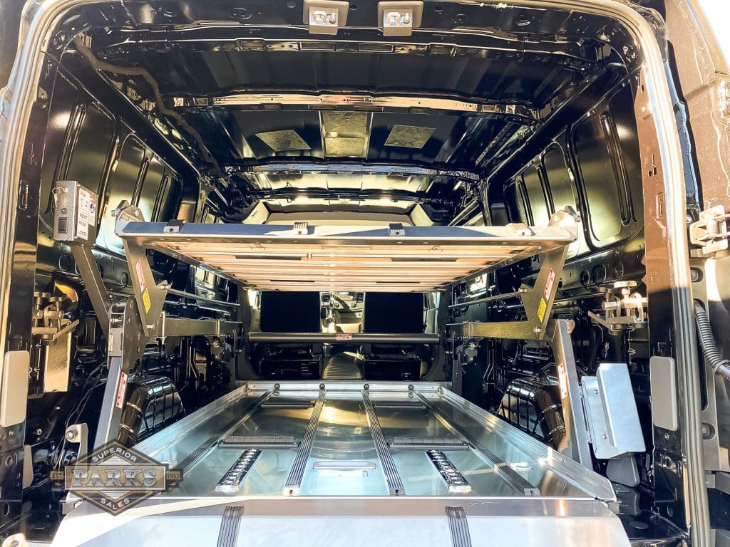 Double Deck Hydraulic Casket Floor